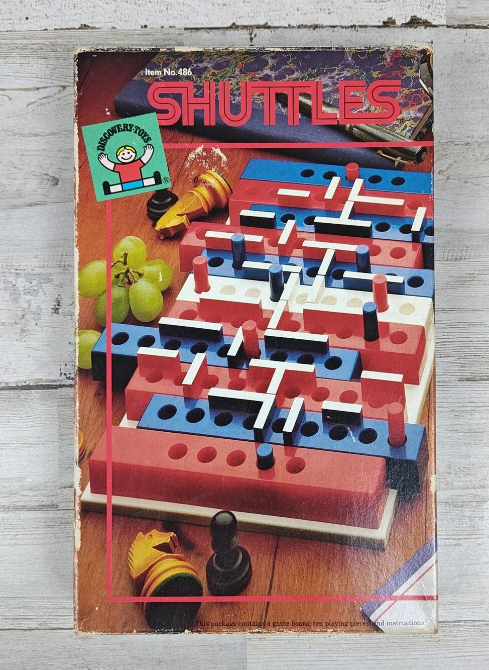 Vintage 1986 SHUTTLES Game Discovery Toys Collectible Board Game